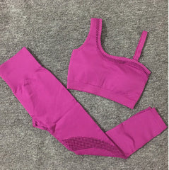 Two Piece Quick Drying Running Yoga Training Fitness Suit