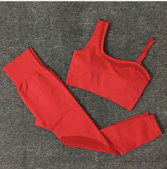 Two Piece Quick Drying Running Yoga Training Fitness Suit